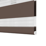 Zebra blind 120.9x175 cm Fabric Width 116.7 cm coffee 240217