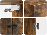 Wall-Mounted Cabinet Smoked Oak 66 x 34.5 x 90 cm 899080