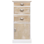 Side Cabinet 38x28x86 cm Paulownia Wood 284075