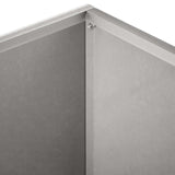 Garden Planter 2 pcs Silver 40 x 40 x 30 cm Stainless Steel 8005045
