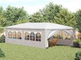 Party Tent White Polyethylene 3x6 metres Durable Party Tent 90336