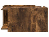 Coffee Table Smoked Oak 50.5 x 50 x 33 cm Engineered Wood 8001006