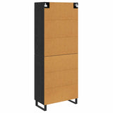 Highboard Black Oak 69.5 x 34 x 180 cm Engineered Wood 3416151