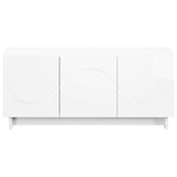 TV Stand 90 x 34.5 x 40 cm High Gloss White Engineered Wood 8011571