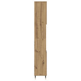 Bathroom Cabinet Artisan Oak 30x30x190 cm Engineered Wood 857197