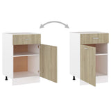 Drawer Bottom Cabinet Lyon Sonoma Oak 50x46x81.5 cm Engineered Wood 801223