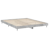Bed Frame without Mattress Concrete Grey 120x200 cm 832257
