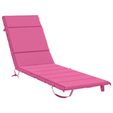 Sunlounger Cushion GEMERT 100% Polyester Pink 200 x 60 x 3 cm 948524