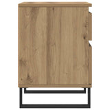 Bedside Cabinets 2 pcs Artisan Oak 40x35x50 cm Engineered Wood 857439