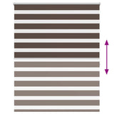 Zebra blind 120.9x175 cm Fabric Width 116.7 cm coffee 240217