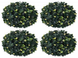 Artificial Boxwood Balls with LED Lights 4 pcs Green 12 cm 3335894