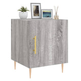 Bedside Cabinets 2 pcs Grey Sonoma 40x40x50 cm Engineered Wood 827545