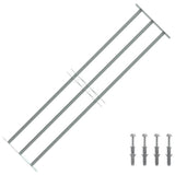 Adjustable Security Grille for Windows with 3 Crossbars 1000-1500 mm 141384