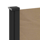Retractable Side Awning Taupe 120x600 cm 4004499
