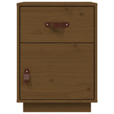 Bedside Cabinets 2 pcs Honey Brown 40x34x55 cm Solid Wood Pine 818312