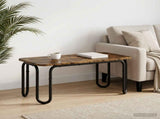 Coffee Table Smoked Oak 100 x 50 x 45 cm Engineered Wood 8007726