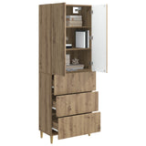 Cabinet Set 2 pcs 66 x 34.5 x 90 cm Engineered Wood 3416564