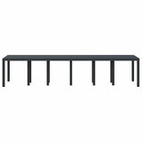 Garden Table Anthracite 350 x 100 x 74 cm Poly Rattan 3378524