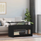Coffee Table Black Oak 80 x 50.5 x 41.5 cm Engineered Wood 879452