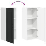 Dishwasher Panel Kalmar Black 40 x 31 x 100 cm Engineered Wood 884765