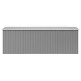 Garden Shed Metal Grey Galvanized Steel 257x489x181 cm 143349
