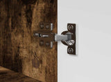 Bathroom Cabinet Set TULUM Smoked Oak 37 x 31.5 x 82 cm 880346