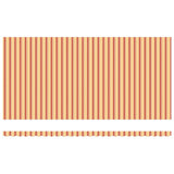 Retractable Awning Retractable Yellow and Orange 600 x 350 cm 3331709