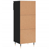 Shoe Cabinet Black 40x36x105 cm Engineered Wood 831453