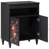 Storage Cabinets Multicolour 60 x 33.5 x 75 cm Solid Mango Wood 4018725