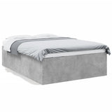 Bed Frame without Mattress Concrete Grey 120x190 cm Small Double 3280954