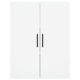 Highboard White 69.5x34x180 cm Engineered Wood 3196035