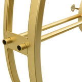 Wall Clock Gold 52 cm Iron 325170