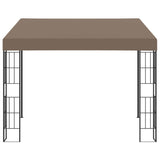 Wall-mounted Gazebo 3x3 m Taupe Fabric 312260
