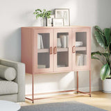 Sideboard Pink 100.5x39x107 cm Cold-rolled Steel 853405