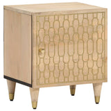 Bedside Cabinet 40x33x46 cm Solid Wood Mango 358244