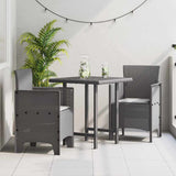 Garden Chair 2 pcs Light Grey 53 x 49 x 85 cm Polypropylene 847465