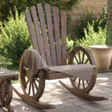 Rocking Adirondack Chairs 2 pcs Solid Wood Fir 3207120