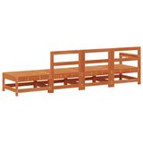 Sectional Sofa Units Wax Brown 252 x 62 x 70.5 cm 865511