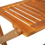 ZNTS 5 Piece Garden Dining Set Solid Acacia Wood 3086969