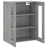 Wall Mounted Cabinet Grey Sonoma 69.5x34x90 cm 828466