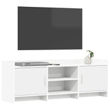 TV Cabinet 130 x 33 x 47 cm White Engineered Wood 8011171