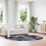 Shaggy Rug High Pile NAVARRA Dark Grey 240x240 cm Polyester 4102928