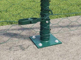 Welded Wire Fence with Concrete Base 50 x 1 m 3353555