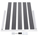 Garden Fence WPC 526x106 cm Grey 3053248