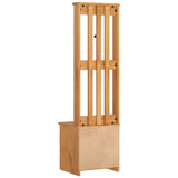 Hall Tree SANDNES 45x40x159.5 cm Solid Wood Pine 4010481
