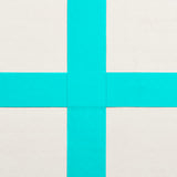 Inflatable Gymnastics Mat with Pump 60x100x15 cm PVC Green 92654