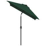 Parasol Green Polyester, Steel 200 x 300 cm Foldable Parasol 40771