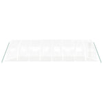 Greenhouse with Steel Frame White 32 m² 8x4x2 m 3188074