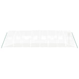 Greenhouse with Steel Frame White 32 m² 8x4x2 m 3188074