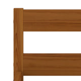 Bed Frame without Mattress Honey Brown Solid Pine Wood 90x200 cm 283208
